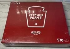 Heinz Ketchup Puzzle 570 Pieces Limited Edition Sealed Brand New Gift All Red