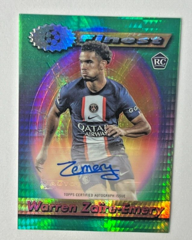2022/23 Topps Finest Flashbacks UEFA WARREN ZAIRE-EMERY RC 2022/23 Topps Finest Flashbacks UEFA WARREN ZAIRE-EMERY RC