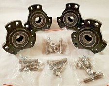 FRONT WHEEL HUBS 5/8", Black, QTY 4, Go Kart Wagon Drift Trike Cart American