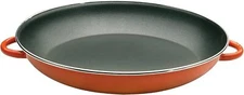 IBILI 917134 Paella pan with Metallic Handles 34 cm of Enamelled Steel,Stainless