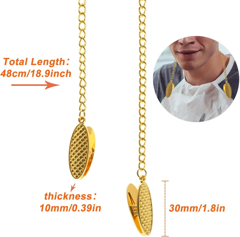 MAIXINNEW Lot De 8 Pinces De Serviette De Table En Métal Doré, Élégantes Pinces - Photo 2/4