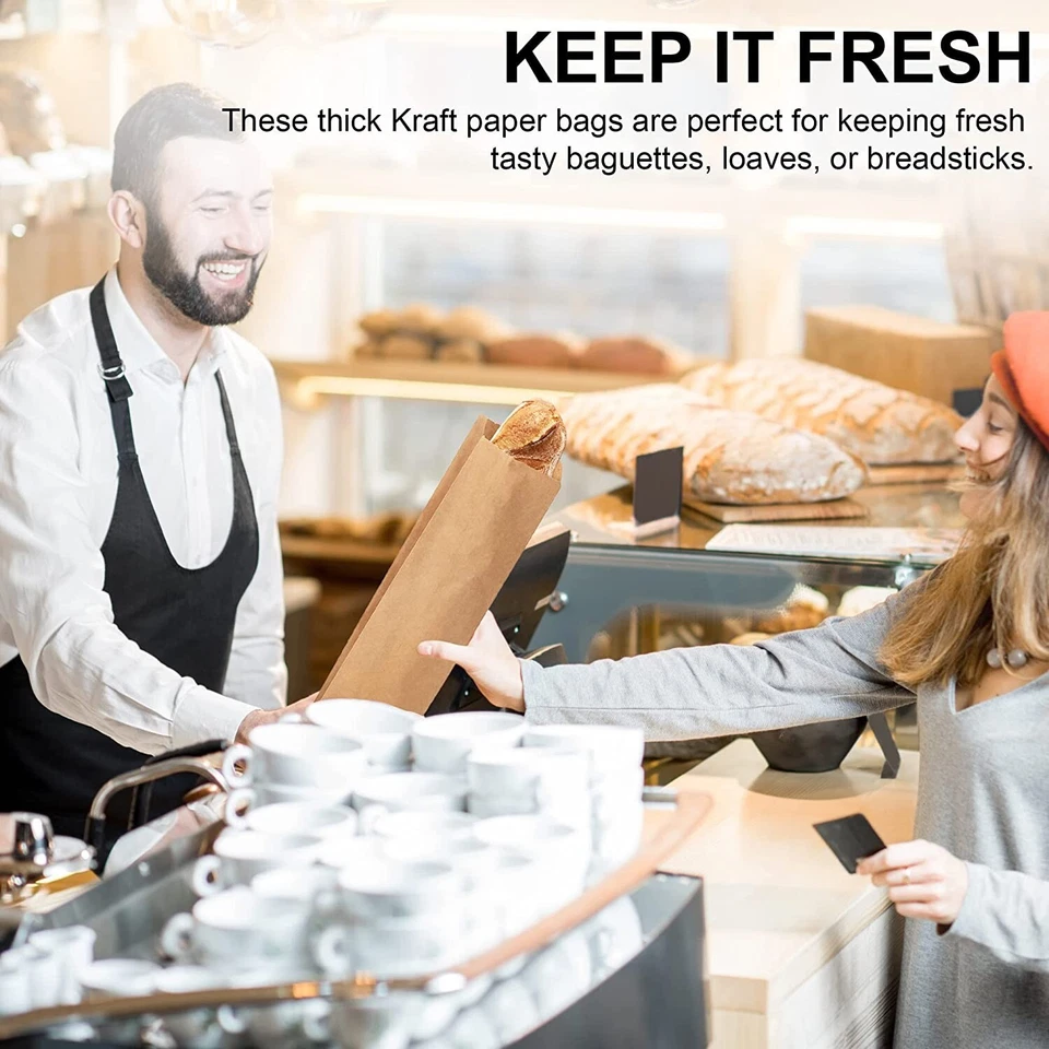 Bolsas de papel/botellas de vino marrón cuarto de galón MT Products bolsas de regalo - paquete de 1000 Foto 4 de 4