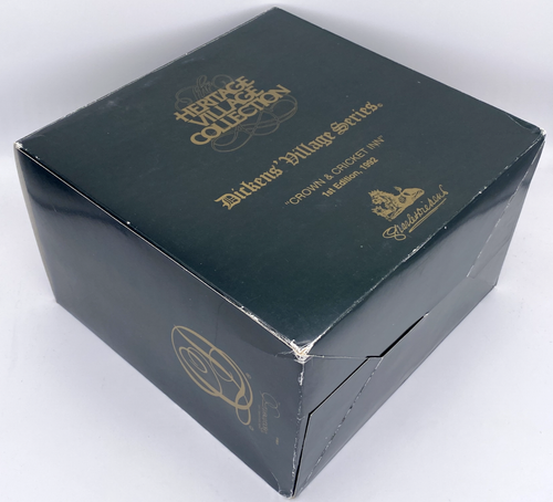 Dept 56 Crown Cricket Inn 57509 5750-9 1st Edition Dickens Village Retired - Picture 10 of 11