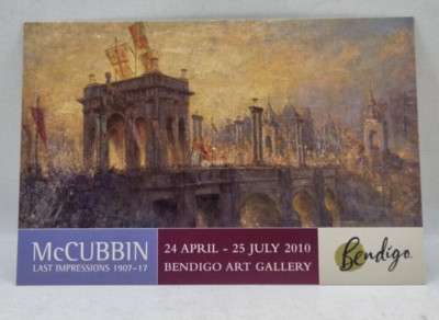 2010 Avant Postcard - McCUBBIN Last Impressions 1907 - 17 @ Bendigo Art Gallery