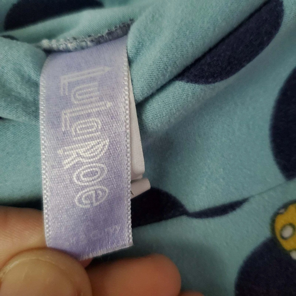 LuLaRoe Mujer Azul Minnie Mouse Disney Leggings Altos y Curvilíneos OS Talla Única Foto 3 de 4