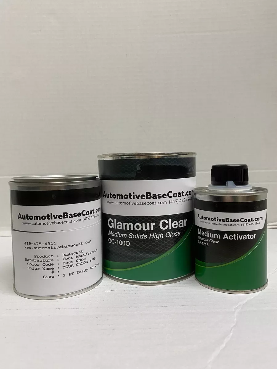 GMC Basecoat Paint 1 Pint -Ready to Spray Paint w/ CLEAR COAT KIT