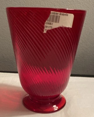 Juliska Glass Arabella Ruby Red Tumber Discontinued