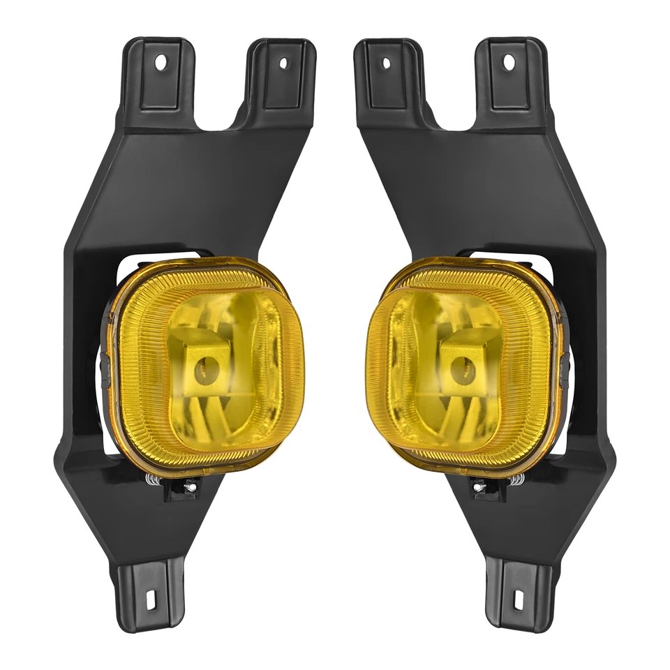 Пара противотуманных фар желтого цвета для Ford F250 F350 F450 Super Duty 2001-2004 годов выпуска - Изображение 3 из 4