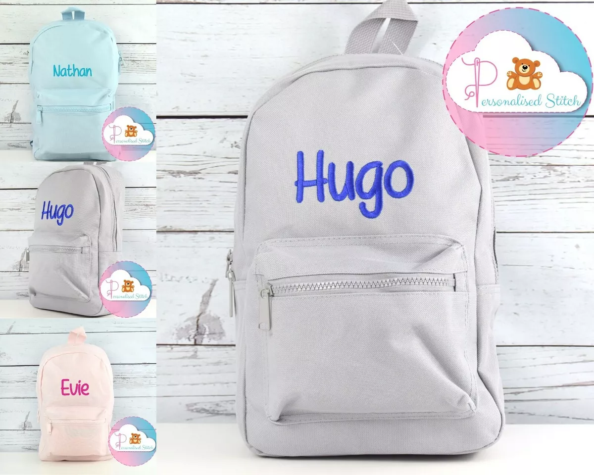 Embroidered kids best sale backpack