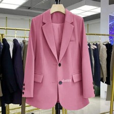 Women Coat Office Lady Womens Clothing Loose Korean Version Small Suit Jacket