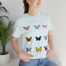 Multiple Butterfly Tee - Unisex Shirt