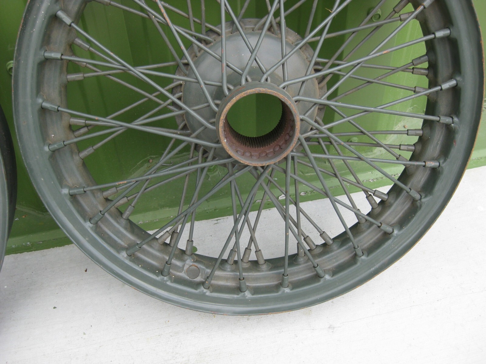 1930's PRE WAR BUGATTI TYPE 57 SC 57SC T57 FIRESTONE 18" SPOKE WHEELS RIMS ORIG!