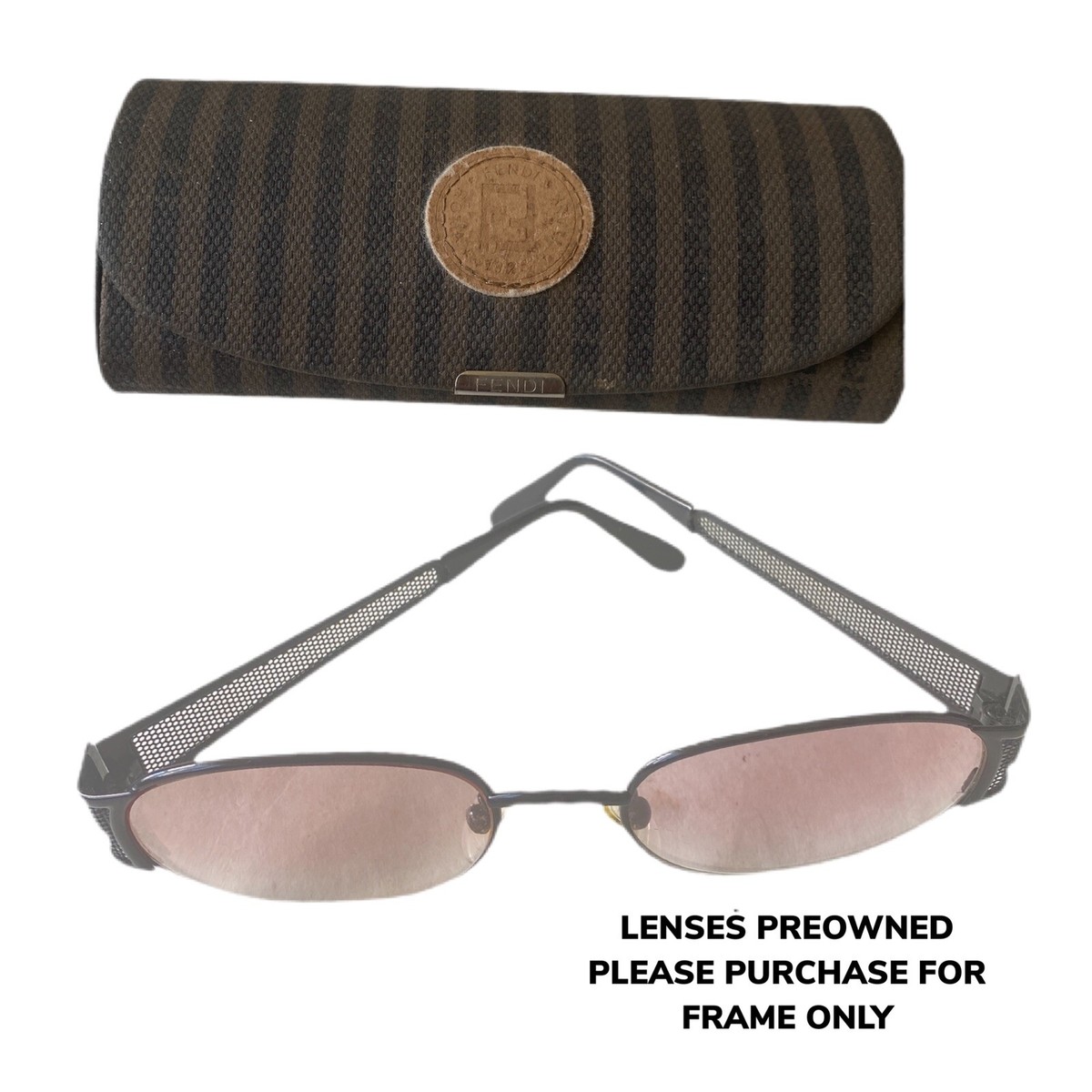 Vintage FENDI Sunglasses Frame ONLY Fendi SL 7035 COL 101 – Vintage Frames Company main image 3