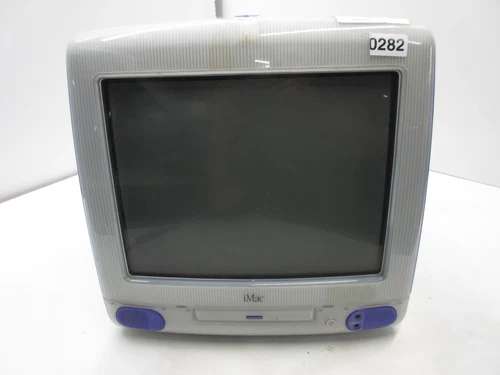Apple M4984 iMac G3 Grape Purple PPC G3 333MHz 512MB Ram 6GB HDD MacOS 9.2.1
