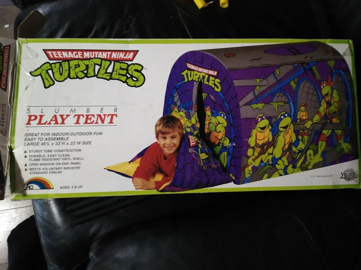 RARE 1991 Teenage Mutant Ninja Turtles Slumber Play Tents