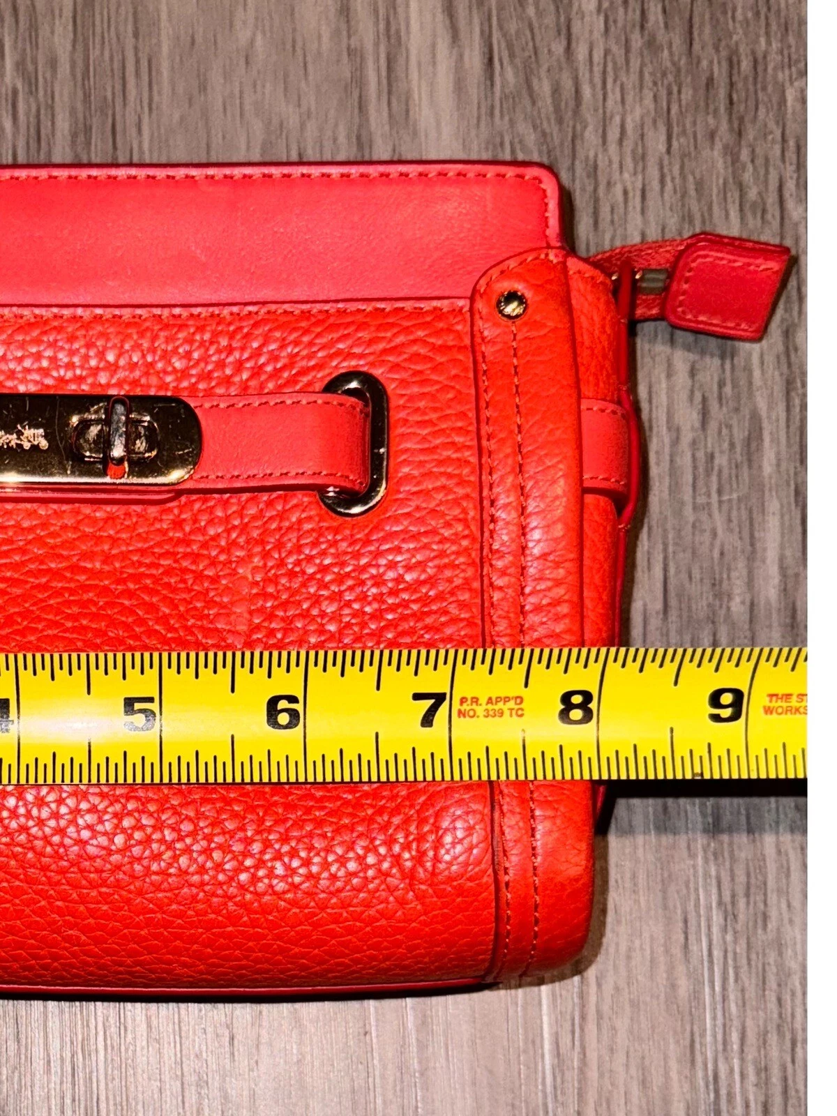 COACH Swagger 53032 Borsa a tracolla Polso in pelle ciottolata