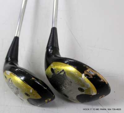 Lot De 4 Bois Ping Eye Vintage – Main Droite – 1,3,5,7 – Shafts KT & ZZ Lite