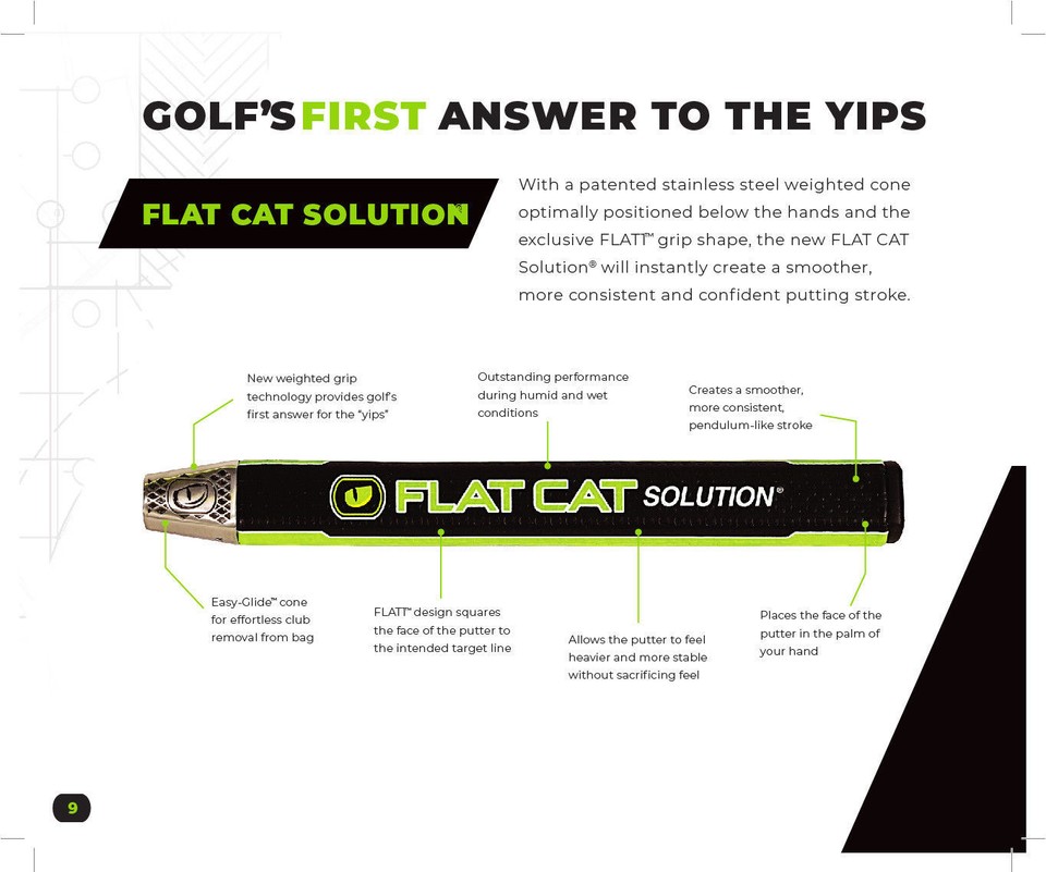 Flat Cat Solution Putter Grip | eBay