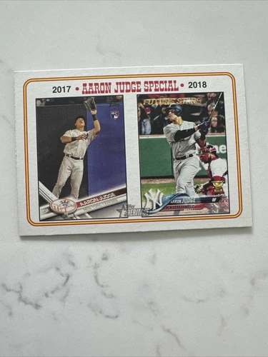 2023 Topps Heritage #2 Aaron Judge Special New York Yankees Baseball Card