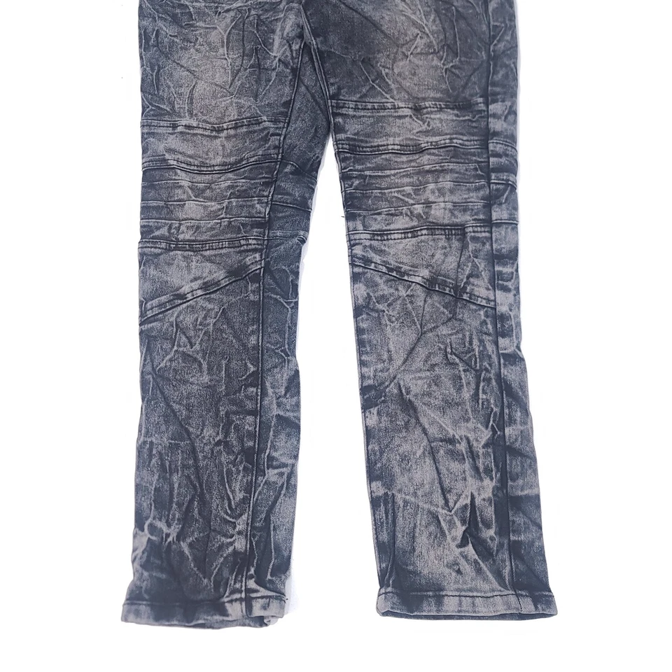 Akademiks Junior Jeans Black Acid Wash Size 13 - Image 2 of 4