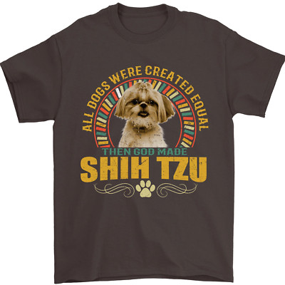 A Shih Tzu Dog Herren T-Shirt 100% Baumwolle