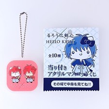 Hello Kitty x Rurouni Kenshin Acrylic Keychain Sanrio From Japan F/S
