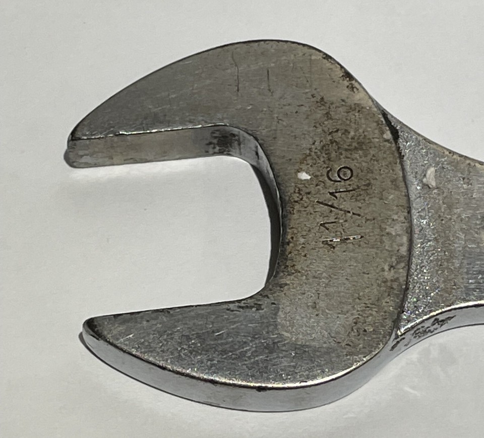 Vintage Snap On Tools 11/16" & 11/8" Open End Wrench VS3436USA5 eBay