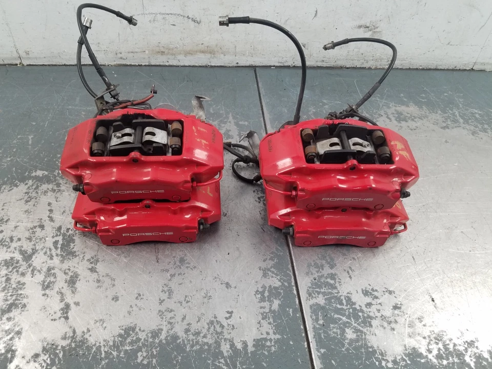 2006 Porsche Cayman S 987 Brembo красный тормоз суппорт комплект #3317 P1 - Изображение 2 из 4