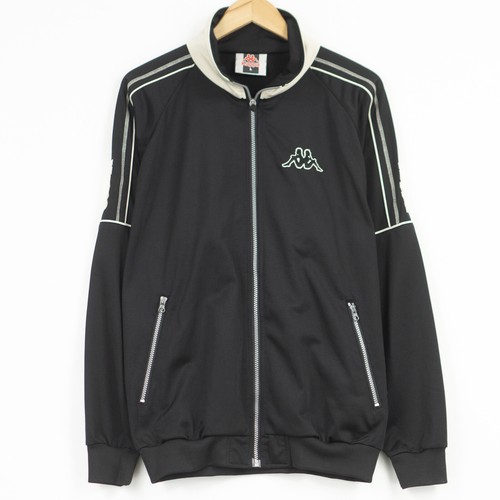 Vintage 90s Kappa Deporte Chaqueta de Chándal Negro Hombre Talla L | eBay