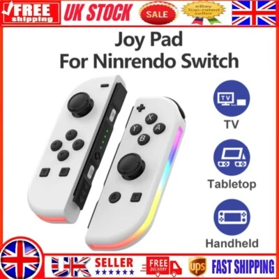 For Nintendo Switch Joy Con Controller Left & Right Wireless Pair Gamepad Joypad