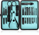 15 Piece Manicure Pedicure Nail Care Set Cutter Cuticle Clippers Kit Utopia Care