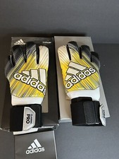 Adidas Goalkeeper Gloves Classic Pro Size 11.5 Black/Solar Yellow/White DY2631