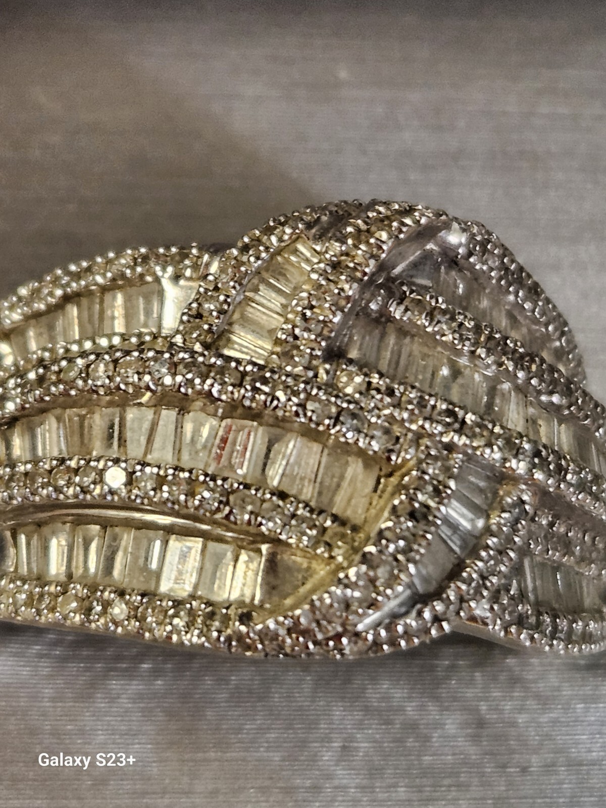 1.50 Carat Zales Diamond Engagement Ring 10.6gm 14K White Gold, Receipt $3,300