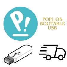 Pop!_OS System76 22.04 Intel AMD 64 Bit USB Drive Linux Boot Pop OS