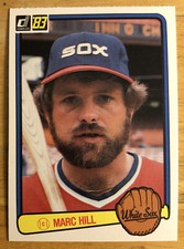 1983 Donruss Marc Hill Baseball Card #230 White Sox Catcher High-Grade NM O/C