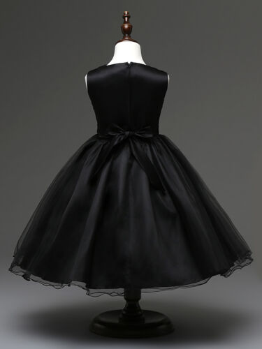 NWT Wedding Sequined Flower Girls Dress Tutu Formal Girl's Evening Dress - Picture 23 of 27