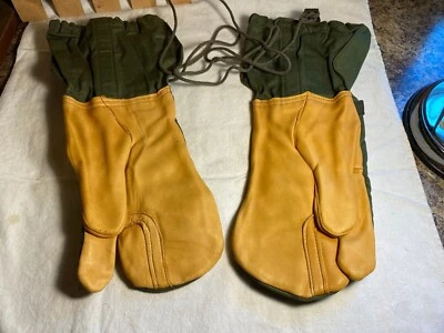 ILLINOIS GLOVE COMPANY US Military Trigger Finger Hunting Cold Weather Gloves Mittens ~ Medium