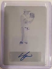 2020 Leaf Valiant Cyan Printing Plate Slade Cecconi Autograph RC 1/1 Auto