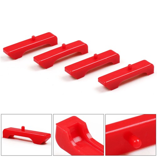 Red Urethane Fit for GM Style Small Block Engined Radiator Isolator Kit - Foto 1 di 7