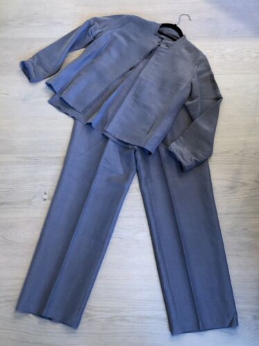 Eileen Fisher Silk 3 Piece Set Pants Tank & Jacket Size Petite Medium - Picture 1 of 9