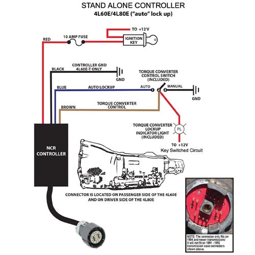 Stand Alone Controller for 4L60e Transmissions 1993-2008 Manual Shift automatic