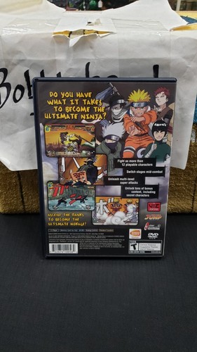 CIB NARUTO ULTIMATE NINJA PS2 SONY PLAYSTATION 2 VIDEO GAME COMPLETE IN BOX - Picture 2 of 4