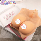 D Cup Silicone Breast Forms Silicone Filled Breast Plate Realistic Fake Boobs — photo 1