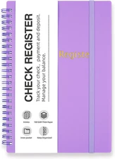 Check Registers for Personal Checkbook, Double Spiral Check Register Book, Budge