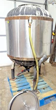 700 Liter 5 BBL Stainless Steel / Copper Jacketed Fermenter Brew Tank