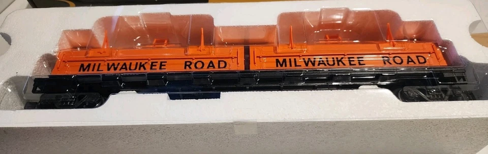 K Line O Scale Coil Car Milwaukee Road ##92236 - Image 3 of 4
