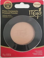 TRIGUENO Maja Pressed Powder Delicately Scented Powder Plus Mirror 0.5 OZ