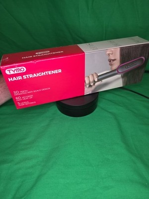 TYMO Ring Hair Straightener Brush Pink   3D Teeth Anti-Scald Straightening Comb