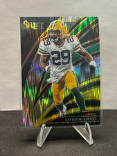 2025 Panini Select - Club Level Xavier McKinney #266 Green & Yellow Shock Prizm