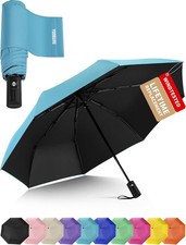 Yoobure Compact Travel Umbrella - Windproof Umbrellas for Rain, Small Portable U